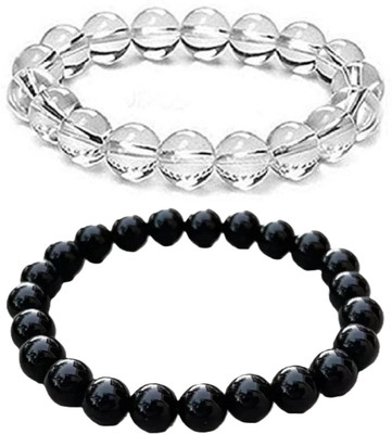 IKONKARR Brass, Stone, Crystal, Plastic Bracelet(Pack of 2)