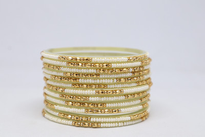chirag Glass Bangle(Pack of 10)