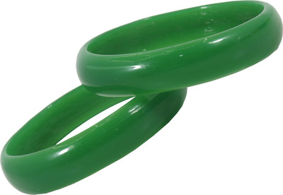 NMII Glass Bangle Set(Pack of 2)