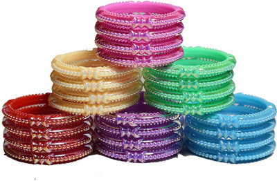 Beniwal Collection Plastic Bangle Set(Pack of 24)