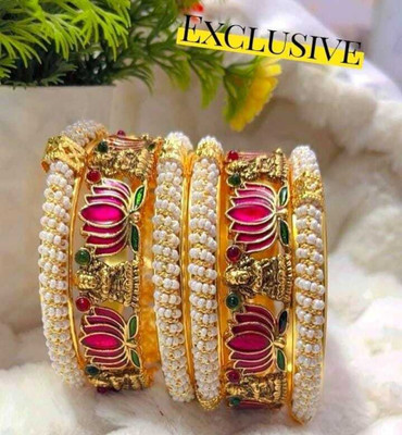 Parabi Brass Bangle Set(Pack of 12)