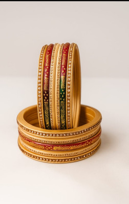 Elegant Fashion Lac Bangle Set(Pack of 12)