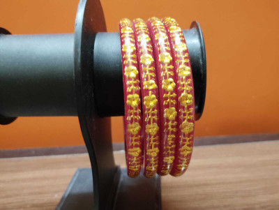 star variety mart Shell Bangle Set(Pack of 4)