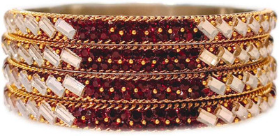RKGlow Brass Bangle Set(Pack of 4)