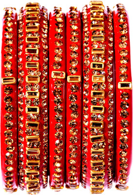 Charu Glass Bangle Set(Pack of 6)