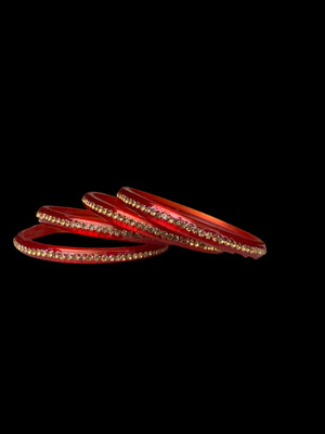 Shuhagini Glass Kada(Pack of 4)
