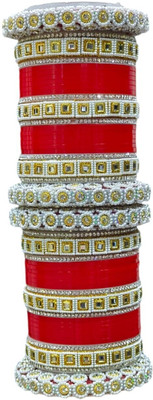 AMCM Plastic Cubic Zirconia Chudas(Pack of 10)