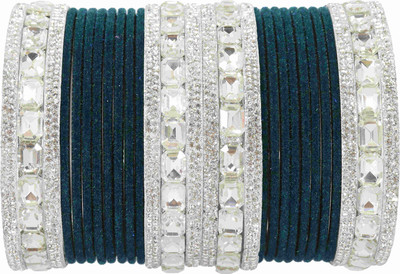 NMII Metal Zircon Bangle Set(Pack of 28)