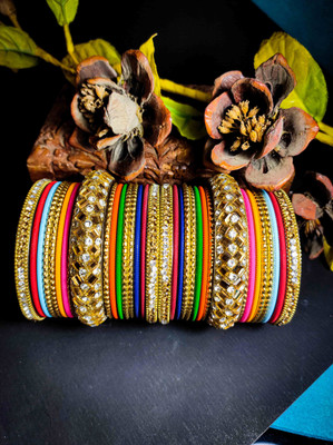 ZINEKA Metal Bangle Set(Pack of 34)