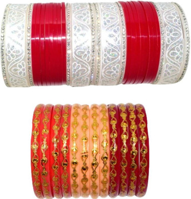 Handloom Creations Plastic Crystal Chudas(Pack of 36)