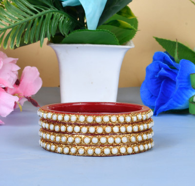 Bridal Plastic Bangle Set(Pack of 4)