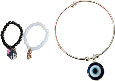 Spyroniix Reeal Treasuree Metal, Alloy Sterling Silver Bracelet(Pack of 4)