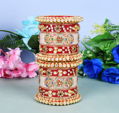 Bridal Plastic Bangle Set(Pack of 2)