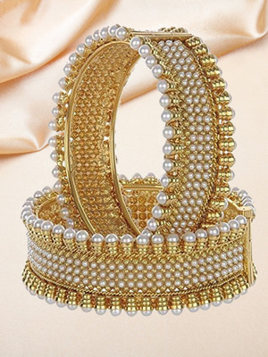 ANOUK Alloy Gold-plated Bangle Set(Pack of 2)
