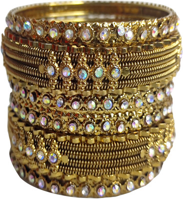 oms Metal Bangle Set(Pack of 6)
