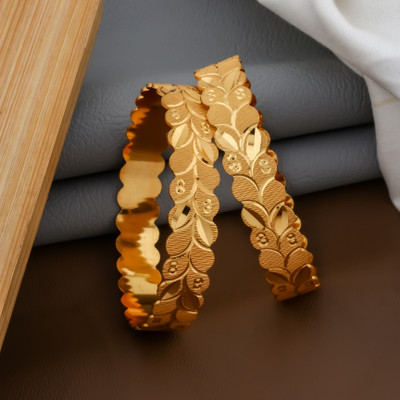 Aamrapali Brass Gold-plated Kada(Pack of 2)