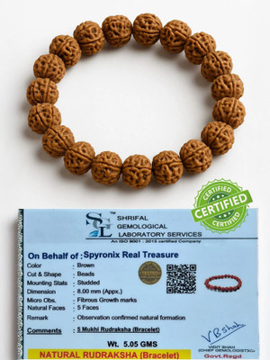 SPYRONIX REAL TREASURE Rudraksha Bracelet