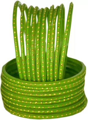 RADHA MOHAN EMPIRE Glass Bangle Set(Pack of 24)