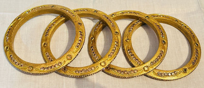 DUAA FASHIONS Lac Bangle Set(Pack of 4)