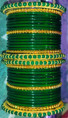 DURGANSH Glass Bangle(Pack of 34)