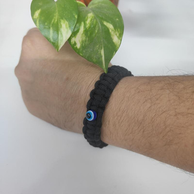 Neo Smarrt Black Obsidian Charm Bracelet