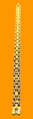 KINGSTYLEIMPEX Stainless Steel Gold-plated Bracelet