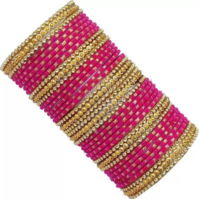 Jay Enterprises Glass Bangle Set(Pack of 38)