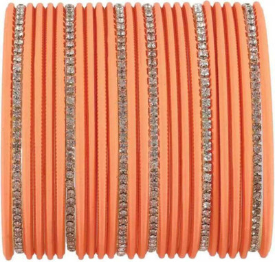 RADHA MOHAN EMPIRE Metal Zircon Bangle Set(Pack of 26)