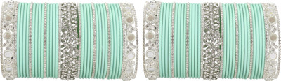 LAVAZZA Metal Zircon Bangle Set(Pack of 74)