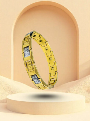 RKB SALES Alloy Cubic Zirconia Gold-plated Bracelet