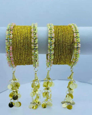 INAB Metal Bangle Set(Pack of 10)