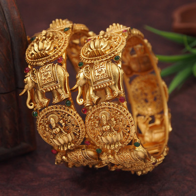 Atulya Brass Bangle(Pack of 2)