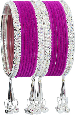 NMII Metal Zircon Bangle Set(Pack of 16)