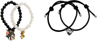 selenite ENTERPRISES Crystal, Dori, Stainless Steel Bracelet Set(Pack of 2)