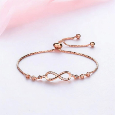 Nilu's Collection Copper Silver Charm Bracelet