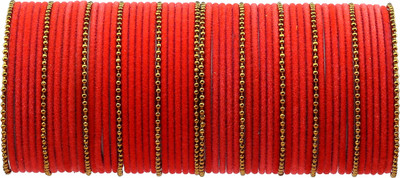 GLIKA Metal Gold-plated Bangle Set(Pack of 60)