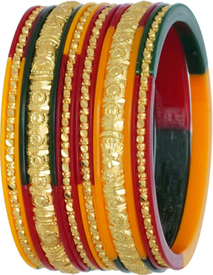 Barrfy Collections Alloy Bangle Set(Pack of 6)