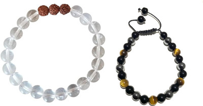 Malas Collection Wood, Stone, Glass Bracelet Set(Pack of 2)