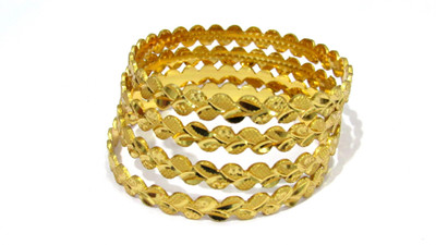 SHREE MAULI CREATION Alloy Gold-plated Bangle Set
