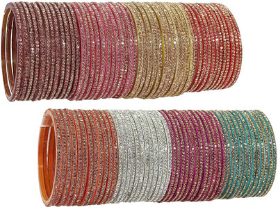 NMII Glass Bangle Set(Pack of 96)