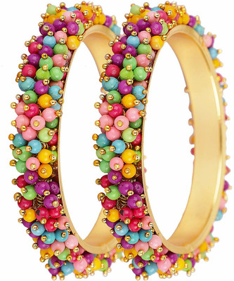 ZADLAXAR Metal Bangle Set(Pack of 2)