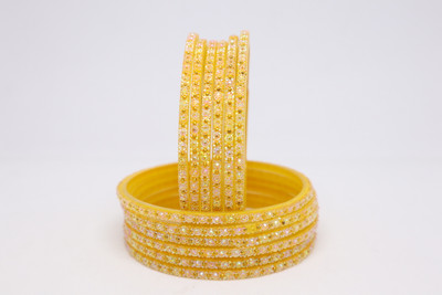 chirag Glass Bangle Set(Pack of 10)