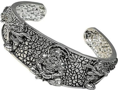 White Chimes Metal Silver Kada(Pack of 2)