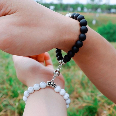 HouseOfCommon Stone Bracelet Set(Pack of 2)