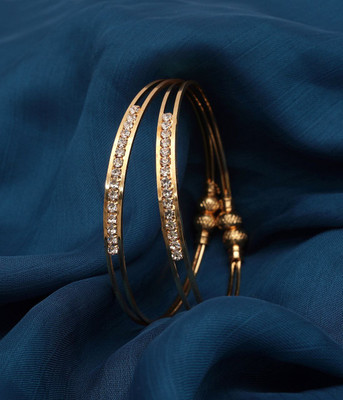 Gemini Creation Alloy Gold-plated Bracelet Set(Pack of 2)