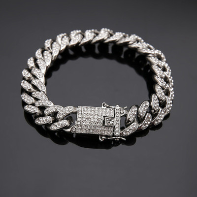 CHOKHAVESH Alloy Cubic Zirconia, Diamond Silver Bracelet Set(Pack of 2)