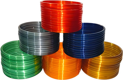 Priyanshu Ecommerce Glass Bangle Set(Pack of 72)