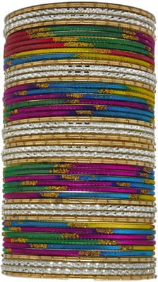 Bangle Boutique Metal Bangle Set(Pack of 48)