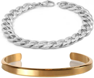 IKONKARR Alloy, Stainless Steel Bracelet(Pack of 2)