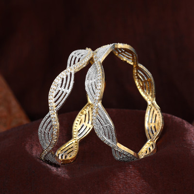 GehenabyEstele Alloy Bangle Set(Pack of 2)